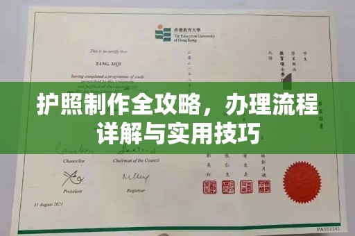 防城护照制作全攻略，办理流程详解与实用技巧