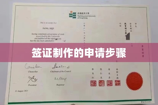 防城签证制作的申请步骤
