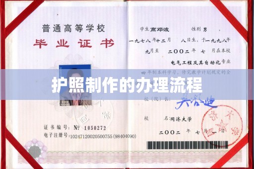 防城护照制作的办理流程