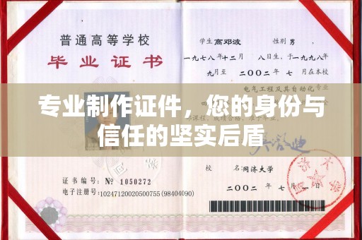 防城专业制作证件，您的身份与信任的坚实后盾