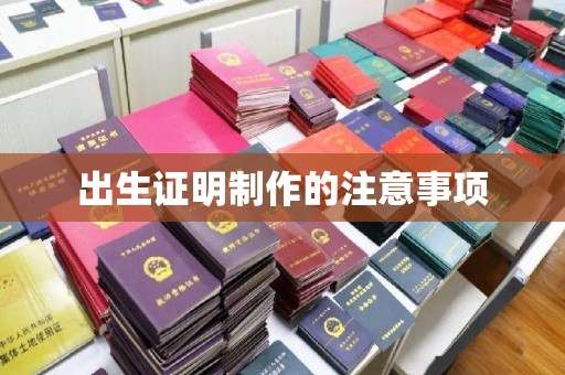 防城出生证明制作的注意事项