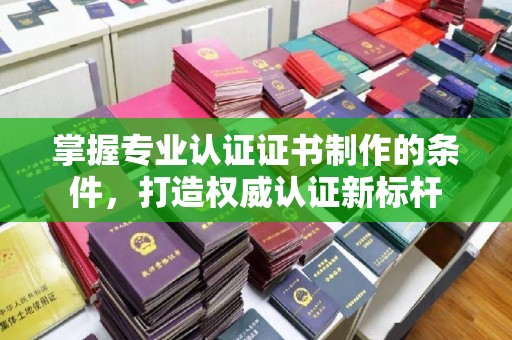 防城掌握专业认证证书制作的条件，打造权威认证新标杆