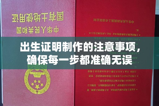 防城出生证明制作的注意事项，确保每一步都准确无误